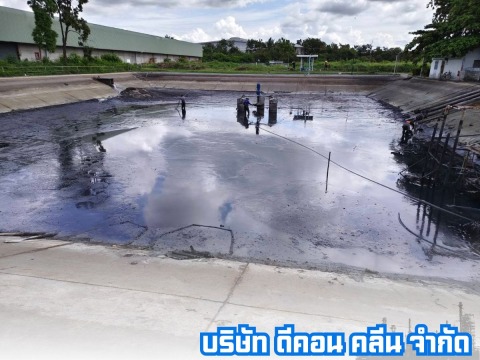 รับทำความสะอาดคราบฝังเเน่นในบ่อพัก